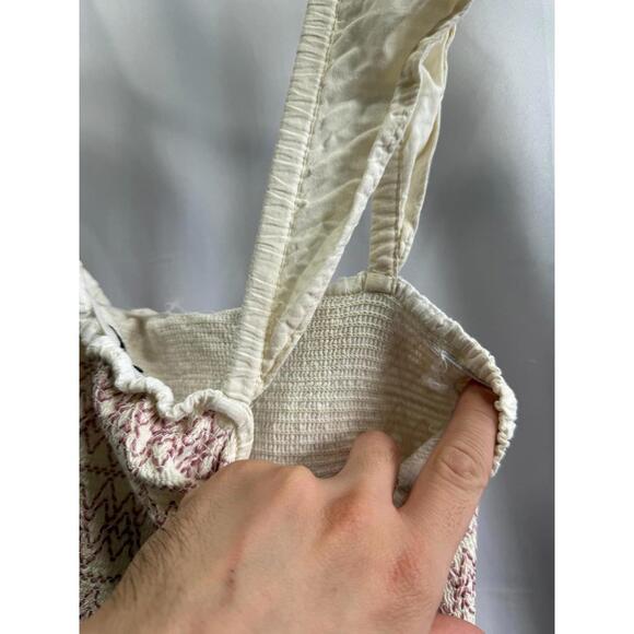 Madewell Embroidered Lucie Midi Dress Size M with Snags - Picture 7 of 7